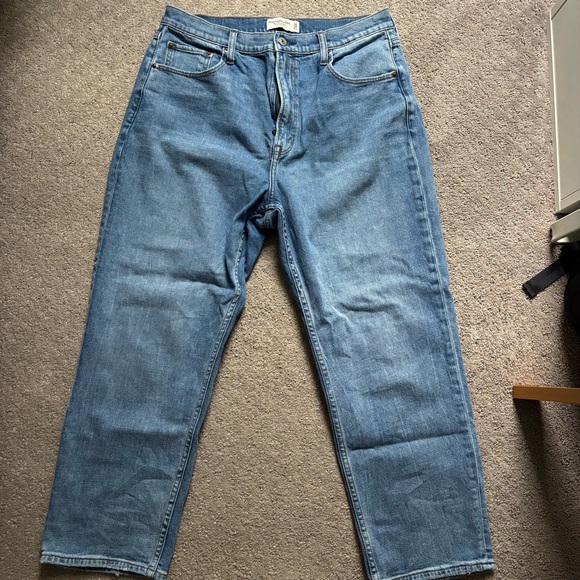 Abercrombie & Fitch Denim - Abercrombie & Fitch Light Blue curve love Jeans